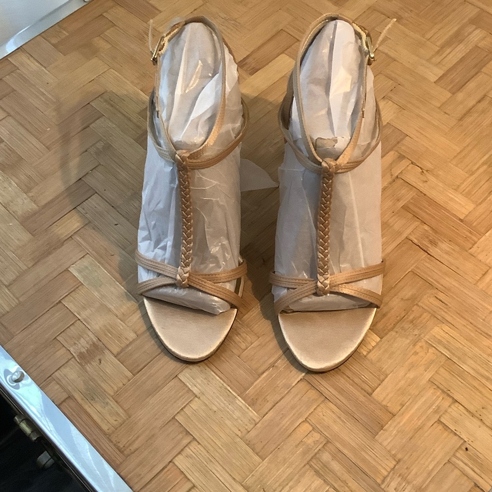 Jacqueline Ferrar Tan Strappy Heels